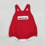 Embroidered Car Bicycle Baby Boys Fashion Strap Romper